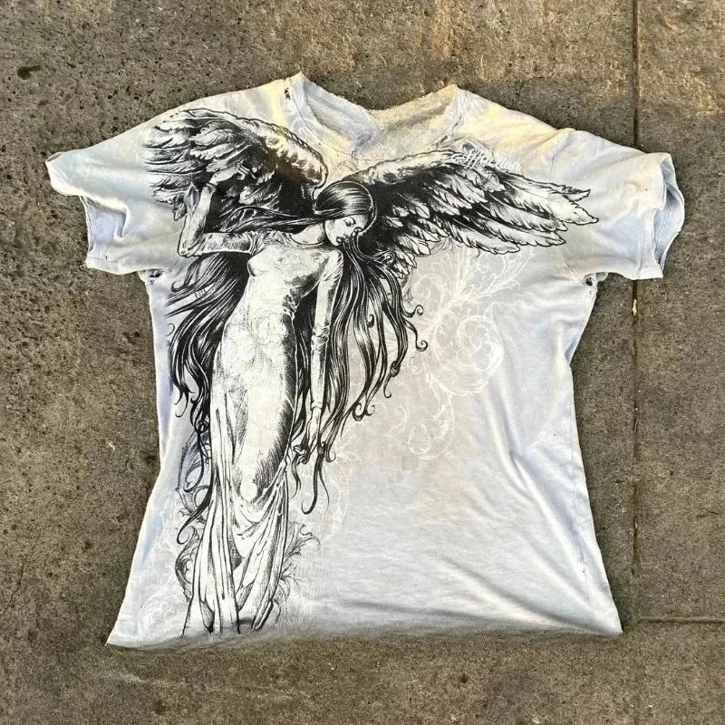 Night Crown Oversized Graphic Tee
