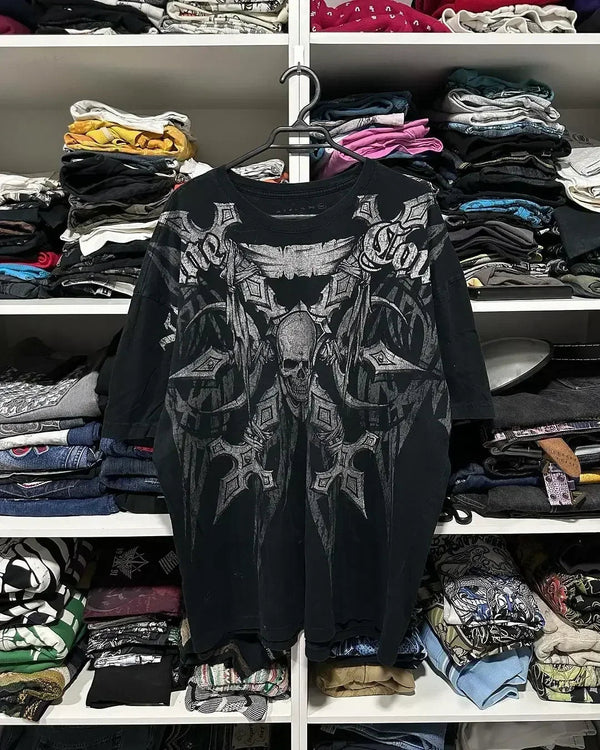 Raven Oath Oversized Graphic Tee
