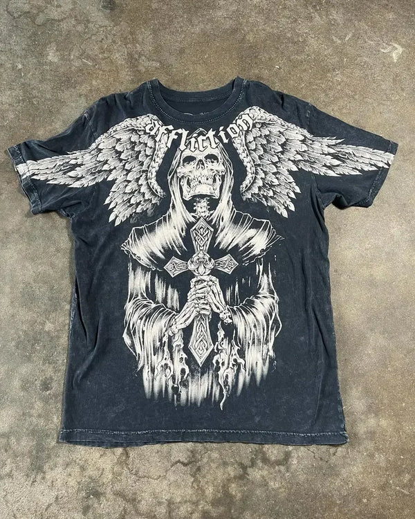 Hollow King Oversized Graphic Tee
