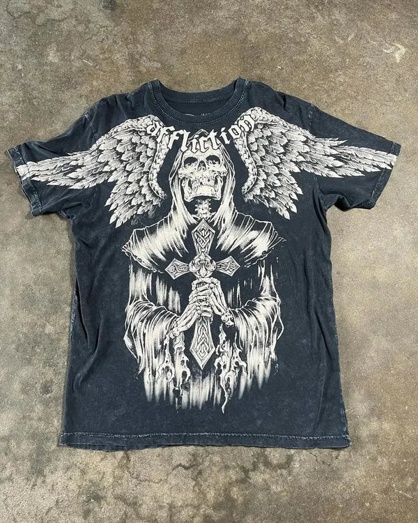 Hollow King Oversized Graphic Tee
